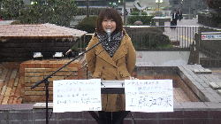 ３Ｄカメラで撮った江ノ島駅の江ノ電