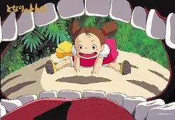 ３Ｄ写真のトトロとめいちゃん