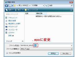 パソコンで３Ｄ画像の見方
